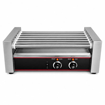 Asador de Salchichas Eléctrico 7 Rodillos Migsa HDG7, grills, en acero inoxidable.