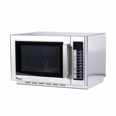 Horno Amana RCS10TS, en acero inoxidable.
