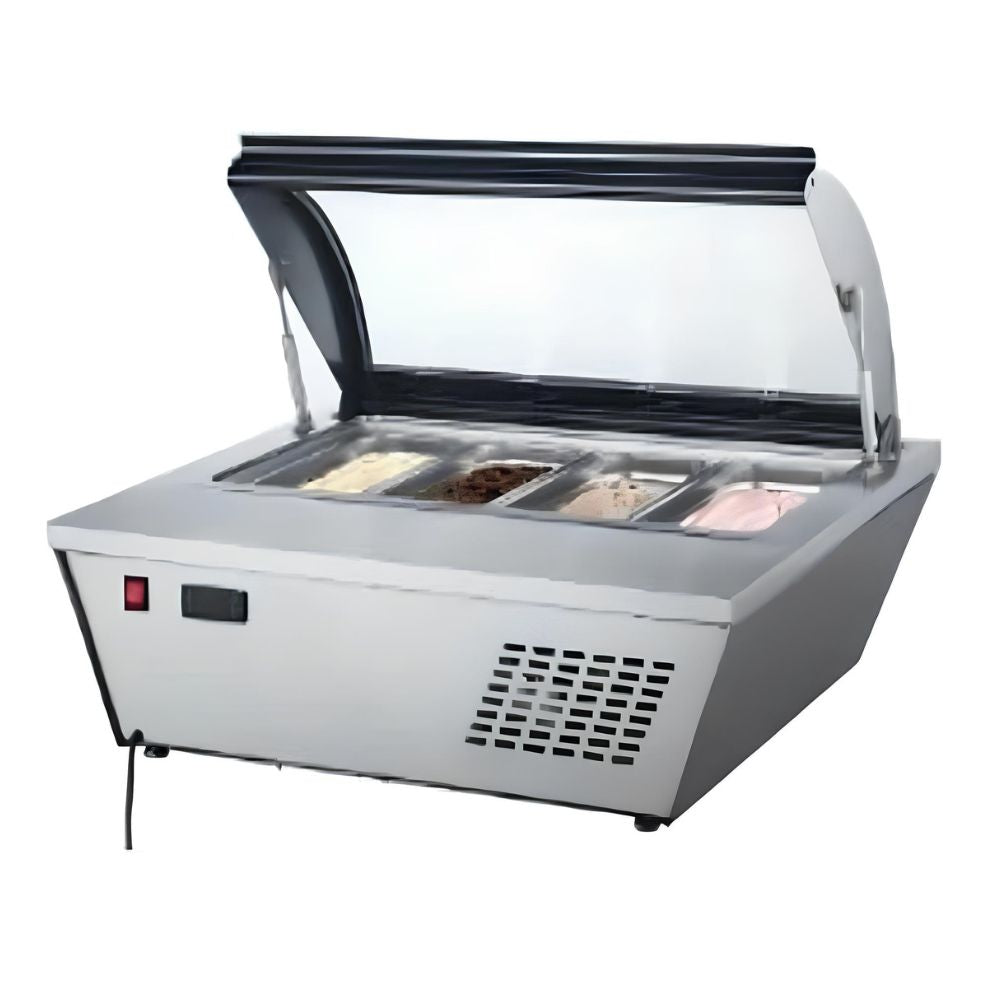 Base Migsa RTD-67L, en acero inoxidable.