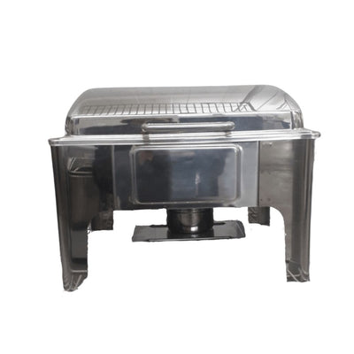 CHAFER MIGSA 322 | Chafer Rectangular 5 Litros | Acero Inoxidable | Alimentos Calientes Acompañamientos Buffet | Alcoholeros Bowl Tradicional Comida caliente