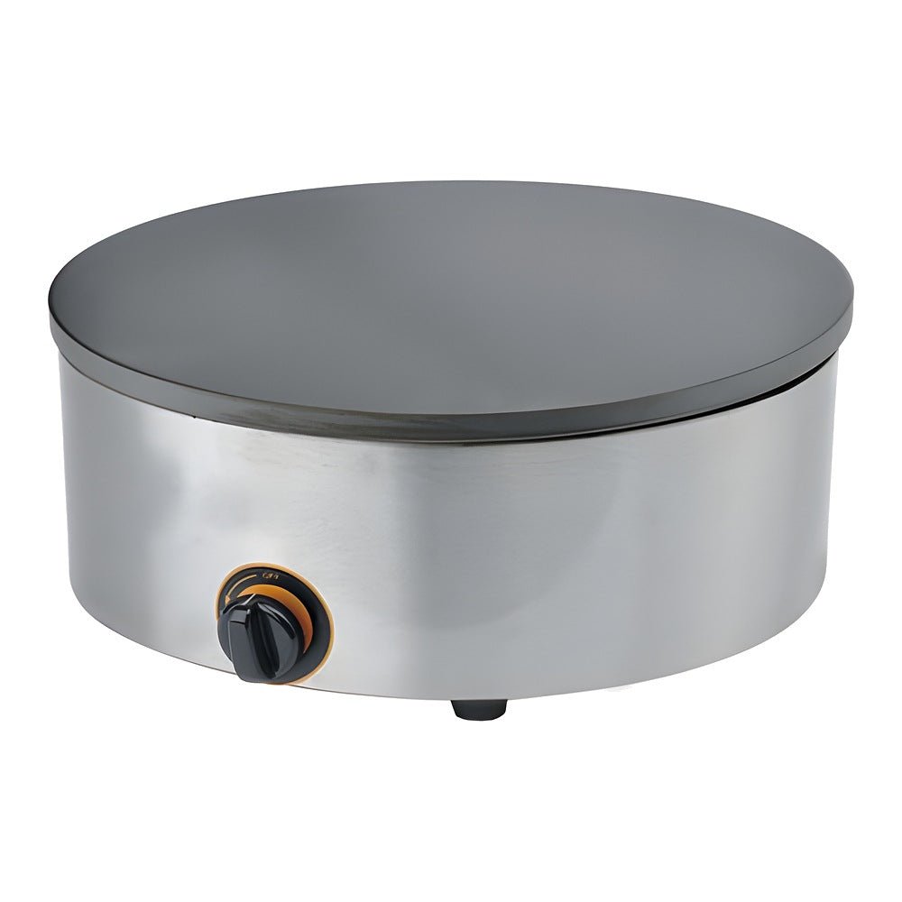 Crepera Migsa CM-04G, crepera sencilla teflon, en acero inoxidable.