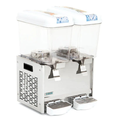 Enfriador Dispensador Migsa LYP-2X18, 18 litros, en acero inoxidable.