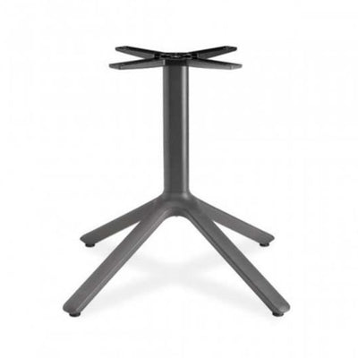 Base LABENZE NEMO para mesa de aluminio de cuatro puntas con columna cuadrada