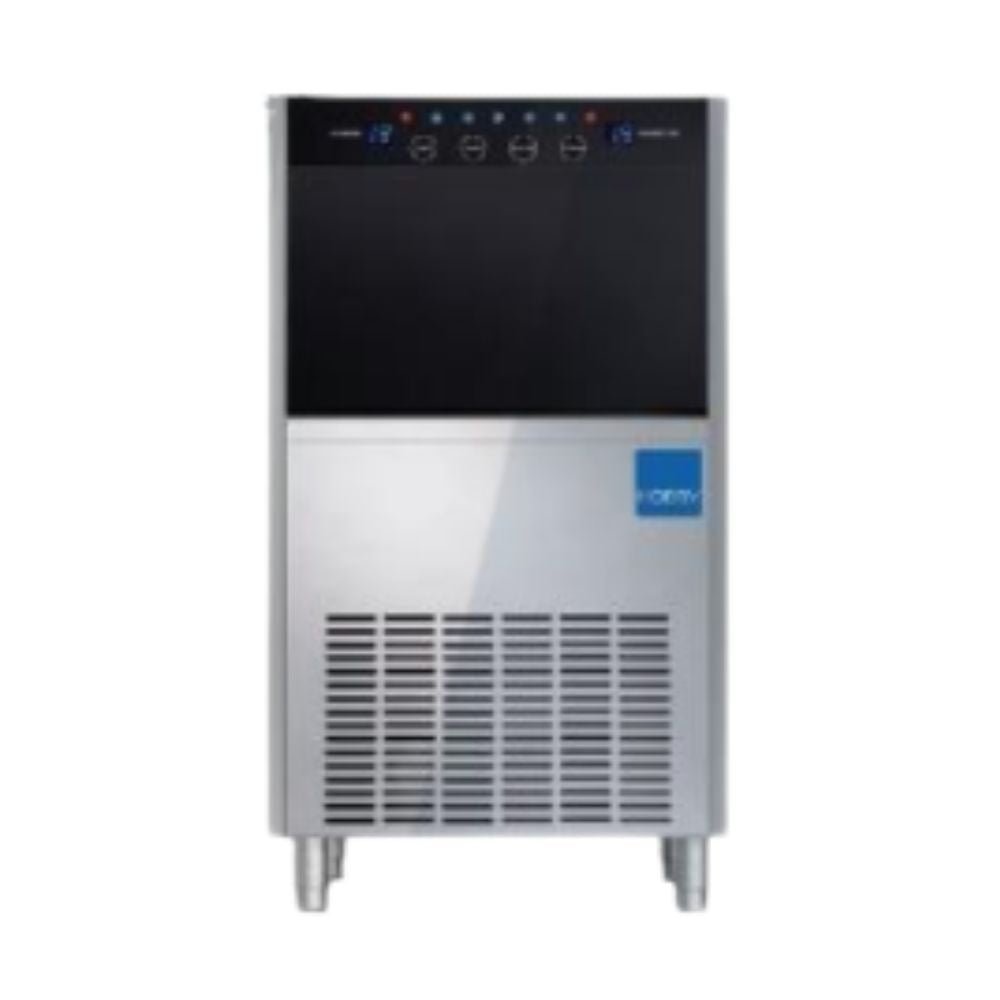 Fabrica de Hielo Migsa HB-100F, 100 kg, en acero inoxidable.