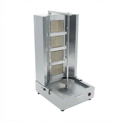 Asador Migsa BN-RG04, asador doneraky frente 52 cm, en acero inoxidable.