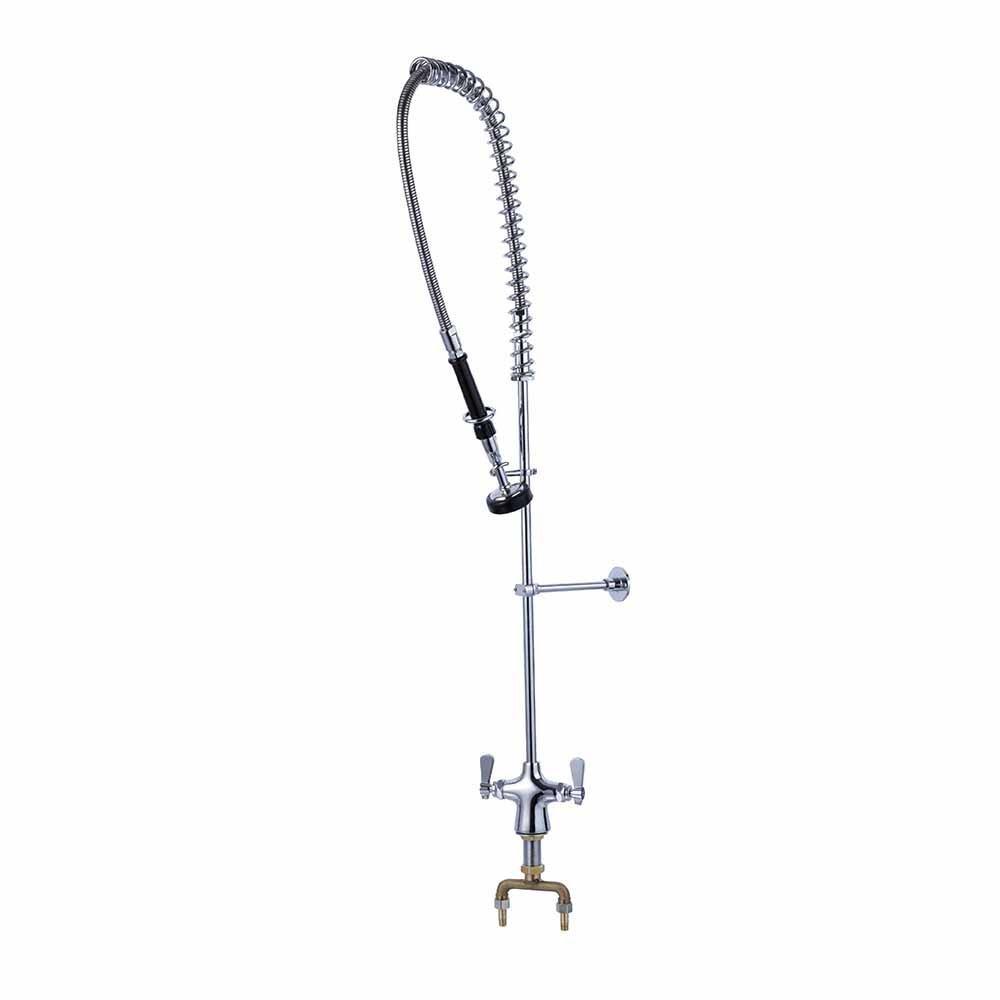 Manguera Prelavado Migsa BXF-A7, tubo de 18”, en acero inoxidable.
