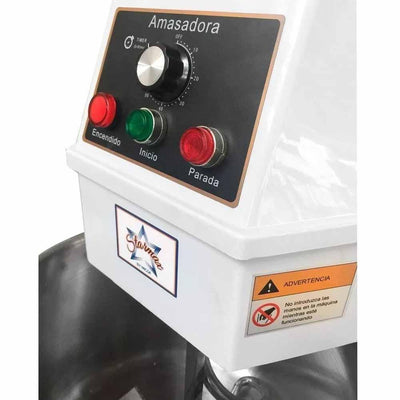 Amasadora Migsa HD-40A/110, amasadora 40 lts, en acero inoxidable.