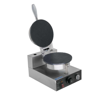 Migsa Zu1 Cocinador De Conos Y Canastitas Sencilla, eléctrica, en acero inoxidable.