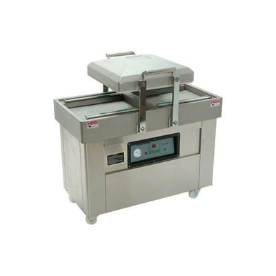 Empacadora al Vacío Migsa DZQ-5002SA, aves liquidos solidos, en acero inoxidable.