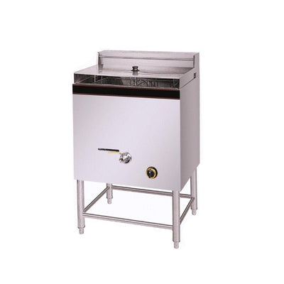 Freidora Migsa HGF-74, freidora 2 canastillas, en acero inoxidable.