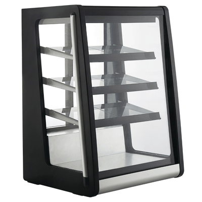 Vitrina refrigerada Migsa RTW129L sobre mesa alta, frente de 62.4 cm, 129 litros.