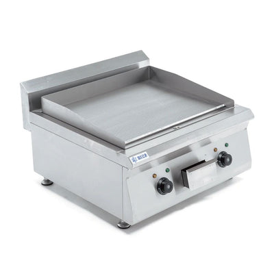 Plancha Migsa BN600-E602, plancha frente 60 cm, en acero inoxidable.