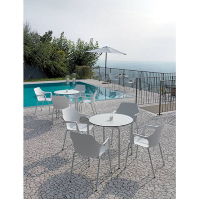 Silla COLOS VESPER 2 con casco de polipropileno con fibra de vidrio y estructura de acero tubular