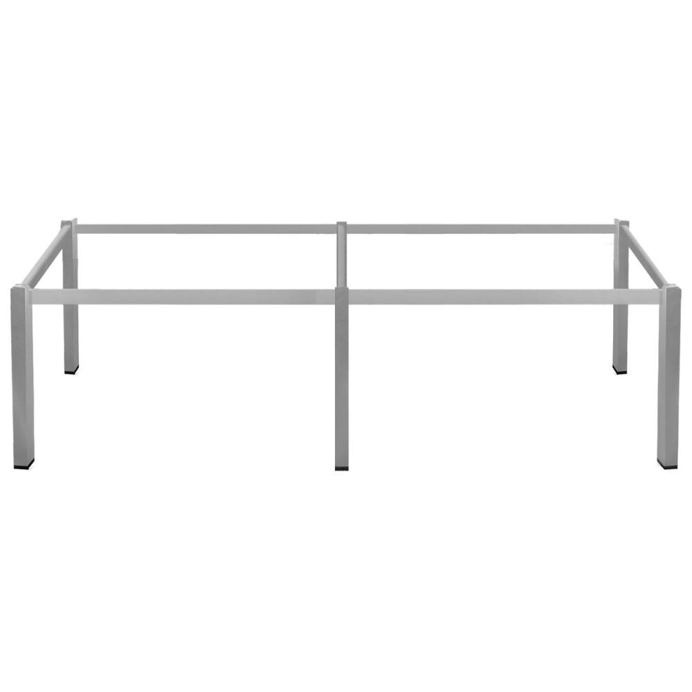 Estructura para mesa Gersa E-Z320X120 con seis patas individuales en color gris
