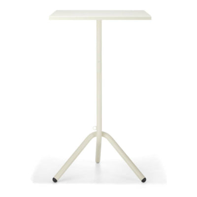 Mesa periquera cuadrada Colos TA 2/Q-600 con estructura tubular de acero y cubierta troquelada en color