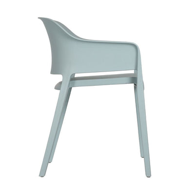 Silla comercial Kingstrong Capri en polipropileno con brazos