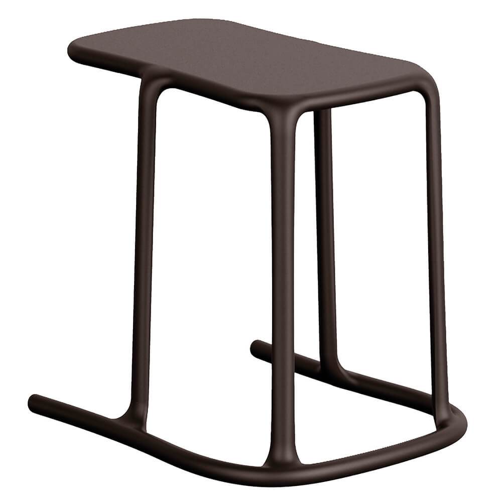 Mesa auxiliar OFFIHO UNO OHM-7095 de polipropileno para terraza, disponible en negro, blanco, gris y café