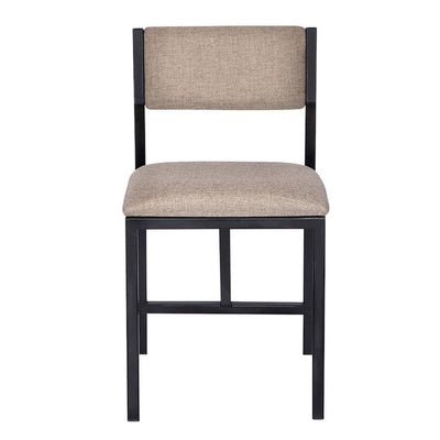 Silla comercial Albar AR-170 tapizada en hule espuma con estructura metálica de tubo cuadrado