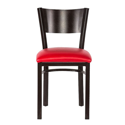 Silla Albar AR-180 con estructura de tubo cuadrado de acero y asiento tapizado en hule espuma