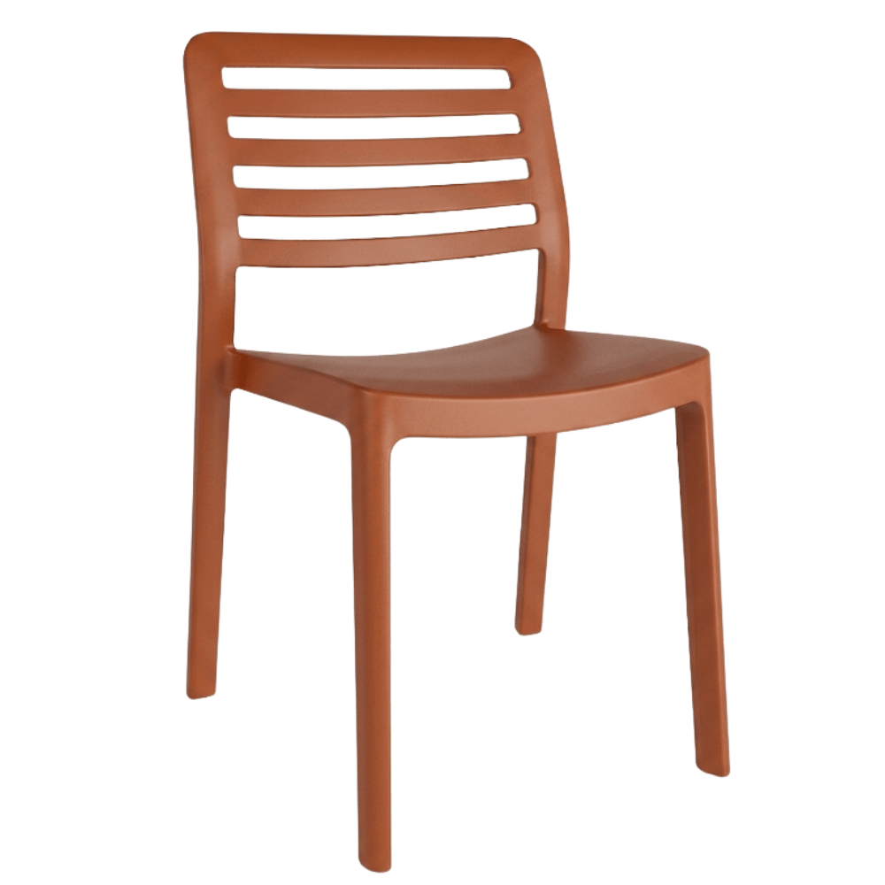 Silla Resol Wind apilable en polipropileno inyectado con protección UV
