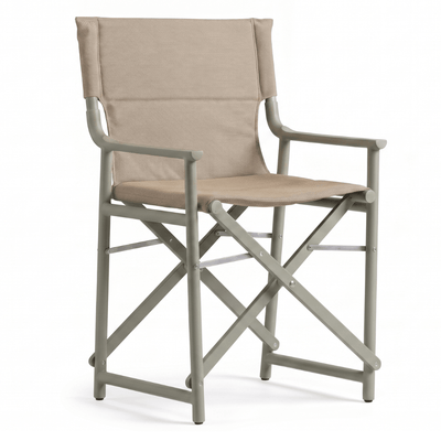 Silla plegable tipo director Resol Boss de polipropileno reciclado con tela acrílica en varios colores