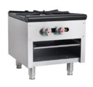 Migsa AZL-1-MG Estufon 1 seccion Acero Inoxidable Gris-Migsa-KitchenMax Store