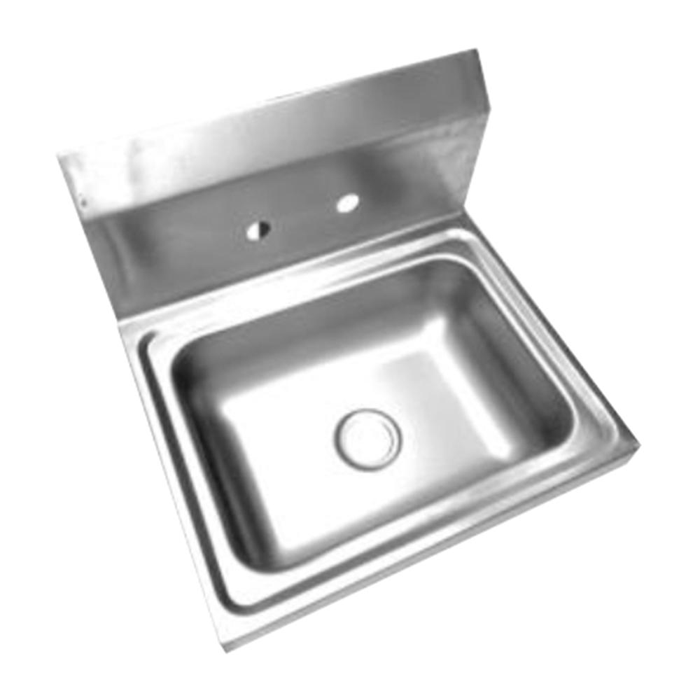 Migsa BX-001-2 Lavamanos de Pared Acero Inoxidable-Lavamanos-Migsa-Migsa BX-001-2 Lavamanos de Pared Acero Inoxidable Lavamanos Tarja Restaurante Bar Taqueria Fregadero Lavamanos Piso Pared Hotel Hospitales Consultorios Baño Tocador-KitchenMax Store