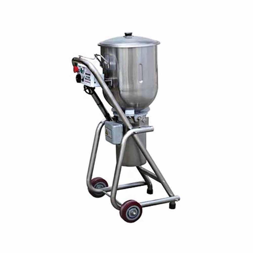 LICUADORA DE VOLTEO MIGSA BL 30L Licuadora de Volteo Industrial Extructura con Ruedas 30 Litros Acero Inoxidable Moler Triturar Licuar Pure
