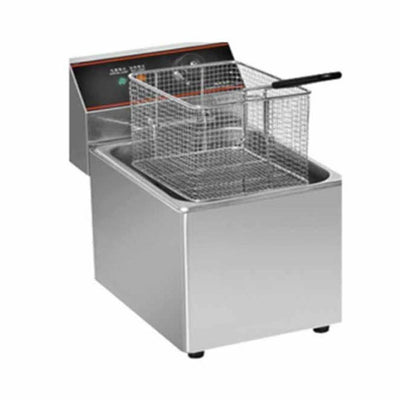 Migsa Ckef1Lts6 Freidora Eléctrica 1 Tina 6 Lts. Termostato Acero Inoxidable 120 V-Freidores-Migsa-Migsa Ckef1Lts6 Freidora Eléctrica 1 Tina 6 Lts. Termostato Acero Inoxidable 120 V Freidora Electrica Cocinar Alimentos Fondas Freir Alimento Papas A La Francesa snacks -KitchenMax Store