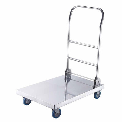 Migsa Ft-B Carro Plataforma Reforzado Acero Inoxidable Con Ruedas-Carros De Servicio-Migsa-KitchenMax Store