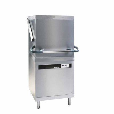 Migsa Hdw-80 Máquina Lavadora Loza Eléctrica De Capota 3 fases 60 Canastillas Acero Inoxidable 220 V-Lavavajillas-Migsa-KitchenMax Store