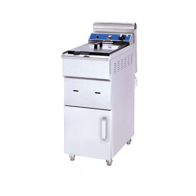 Migsa Hgf-181C Freidora Gas 1 Tanque 1 Canastilla 18 Lts. Acero Inoxidable-Freidores-Migsa-KitchenMax Store