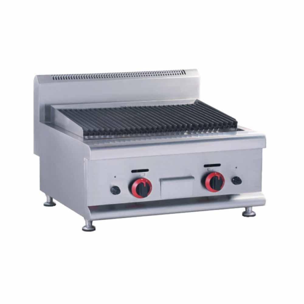 Migsa Hgl-607 Asador Frente 65 cm Gas 4 Controles Acero Inoxidable Gris-Asadores / Grills-Migsa-Migsa Hgl-607 Asador Frente 65 cm Gas 4 Controles Acero Inoxidable Gris Restaurante Cocina Comedor Industriales Carne Res Puerco Pollo Hamburguesas Verduras Vegetales Elotes Barbecue Bbq Brochetas Asada Autoservicio-KitchenMax Store
