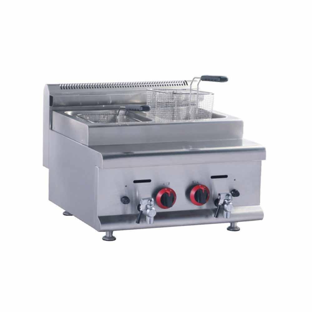 Migsa Hgr-608 Freidora Modular A Gas 2 Tinas 2 Canastillas 8 Lts. Acero Inoxidable-Freidores-Migsa-KitchenMax Store