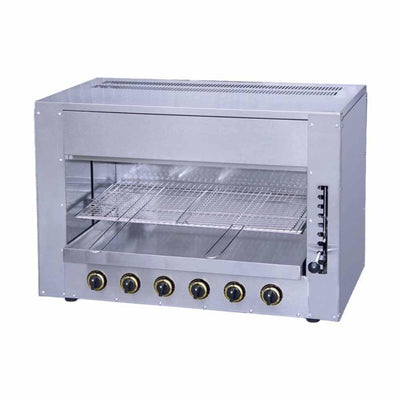 Migsa Hgs-16 Salamandra Gas Gatillo 10 Posiciones 6 Quemadores-Salamandras / Gratinadoras-Migsa-KitchenMax Store