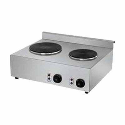Migsa Hsc-2205 Parrilla Eléctrica De Inducción 2 Secciones Acero Inoxidable Termostato 220 V-Parrillas-Migsa-KitchenMax Store