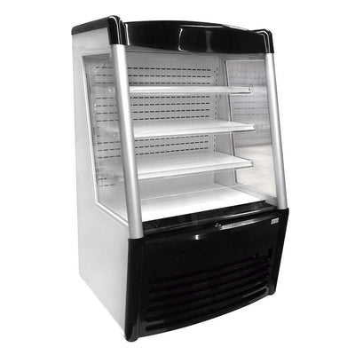 Migsa Rts-390L Vitrina Exhibidora Mural De Autoservicio Cortina De Aire. 92 cm. 390 Lt / 13.77 pies - 110 V-Vitrinas Refrigeradas-Migsa-KitchenMax Store