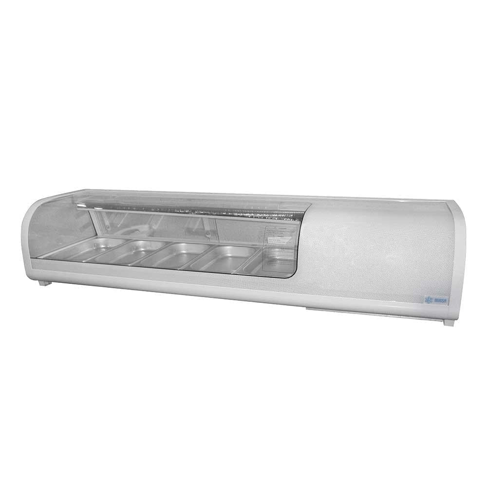 Migsa Rts-52L Vitrina Refrigerada Para Sushi. 135.2 cm 52 Lt / 1.83 pies - 120 V-Vitrinas Refrigeradas-Migsa-KitchenMax Store
