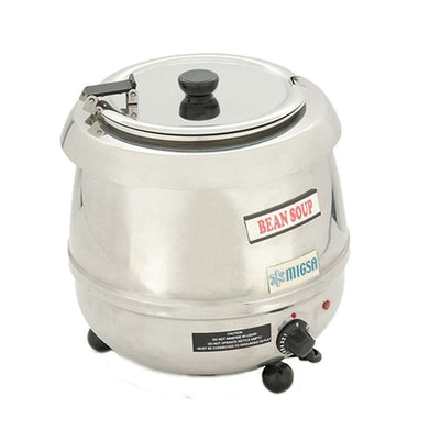 Migsa Sb-6000S Calentador Redondo 9 Litros - 0.31 Pies Acero Inoxidable-Baños María / Chafers-Migsa-Migsa Sb-6000S Calentador Redondo 9 Litros - 0.31 Pies Acero Inoxidable Sopa Comida Caliente Restaurante Cocina Hotel Restaurante Buffet Banquete-KitchenMax Store