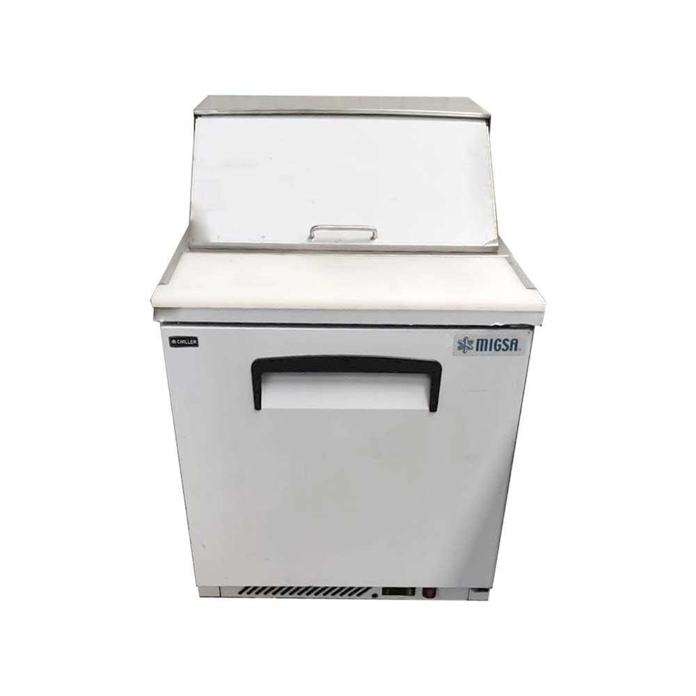 Migsa Scl-1 Mesa Fria Ensaladas Tipo Americano. Acero Inoxidable. 1 Puerta. 170 Lts 68 Cm.-Mesa Fría-Migsa-KitchenMax Store