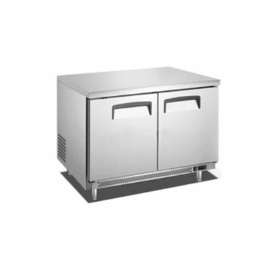 Migsa Uc-48C-2 Mesa Fria refrigerada. Acero Inoxidable de 2 puertas de 340 lts 122 cm Largo-Mesa Fría-Migsa-KitchenMax Store