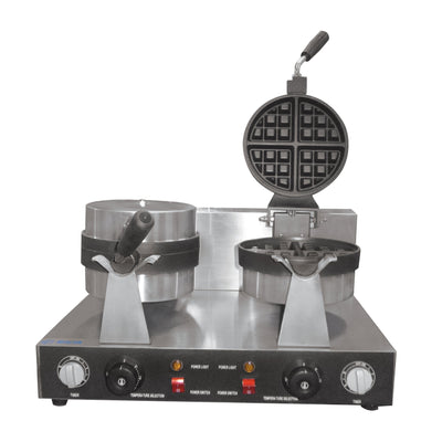 Migsa Uwbx-2 Wafflera Belga Giratoria Doble Eléctrica Acero Inoxidable 120 V-Wafleras-Migsa-KitchenMax Store