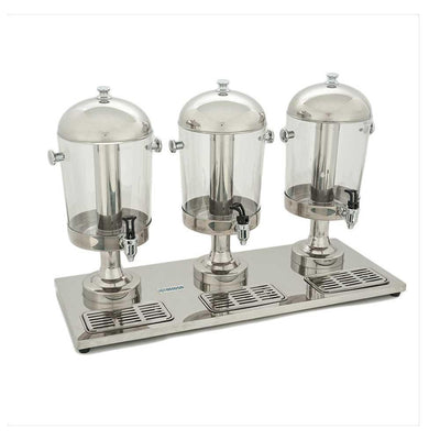 Migsa Zcf303B Despachador De Jugos De Tres Tanques 8 Lts. c/u-Dispensadores de bebidas-Migsa-KitchenMax Store