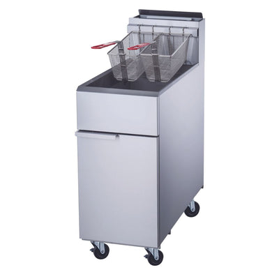 Migsa MGEF-4-MG Freidora Comercial 4 Quemadores. Ideal para su uso en restaurantes, cocinas económicas, fondas, banquetes, cafeterías, para preparación de alimentos, comida, freir, cocinar, carnes, papas, salchichas, etc. Envíos seguros a todo México. Cotiza hoy mismo.