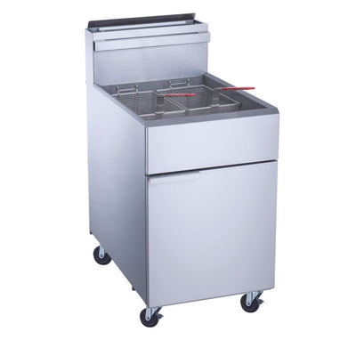 Migsa MGEF-5-MG Freidora Comercial 5 Quemadores. Ideal para su uso en restaurantes, cocinas económicas, fondas, banquetes, cafeterías, para preparación de alimentos, comida, freir, cocinar, carnes, papas, salchichas, etc. Envíos seguros a todo México. Cotiza hoy mismo.