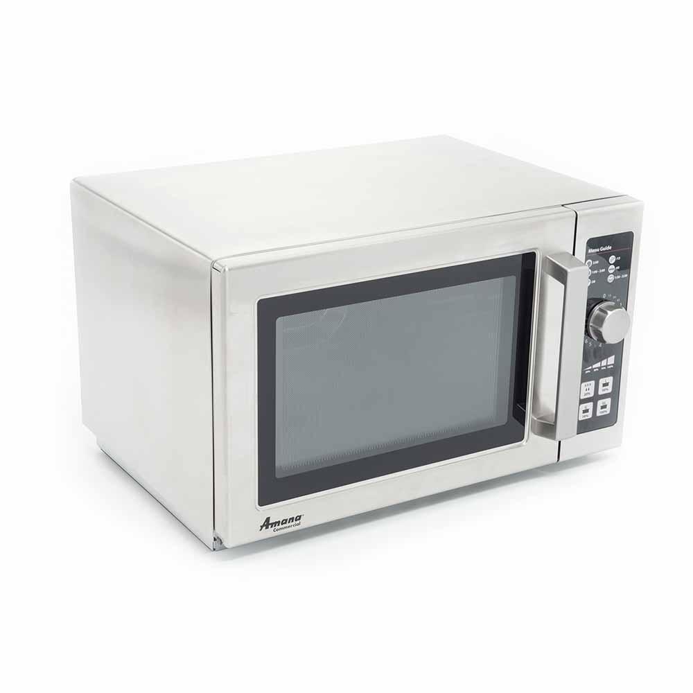 Horno Amana RCS10DSE, en acero inoxidable.