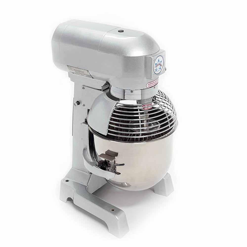 Batidora Migsa B-20G, batidora planetaria 20 lts, en acero inoxidable.
