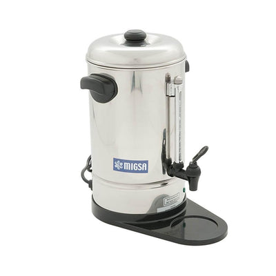 Cafetera Migsa CP-06, 36 tazas, en acero inoxidable.