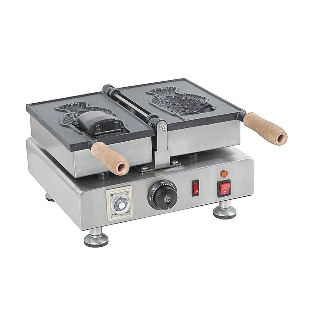 Wafflera en Forma de Taiyaki Cono para Rellenar Migsa WTM-1, waffleras, en acero inoxidable.