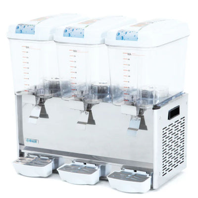 Enfriador Dispensador Migsa LYP-3X18, 18 litros, en acero inoxidable.